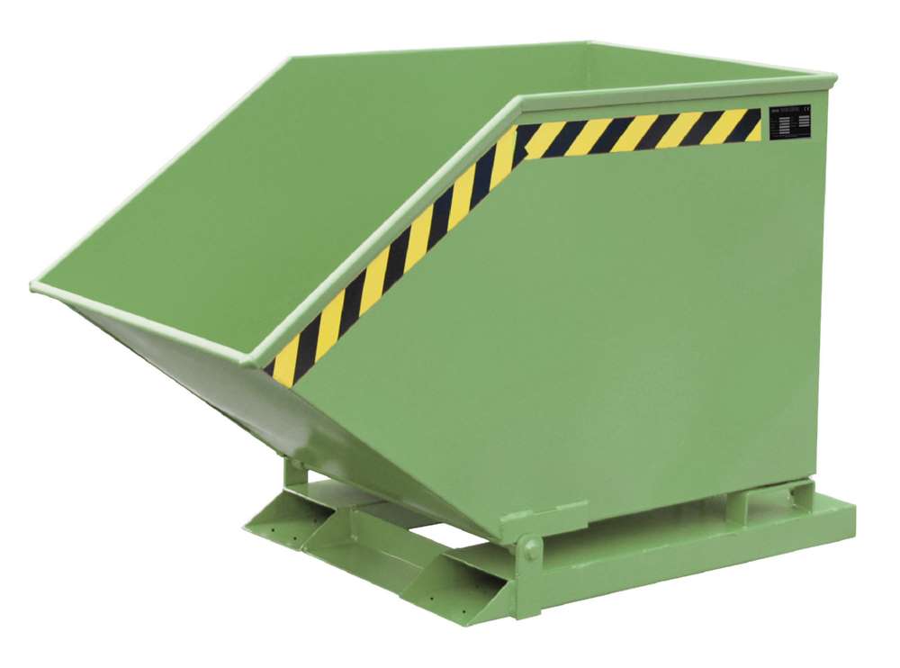 Produktbild Bauer Späne-Kippmulde SKK 400 lackiert resedagrün 670 x 1320 x 840 mm
