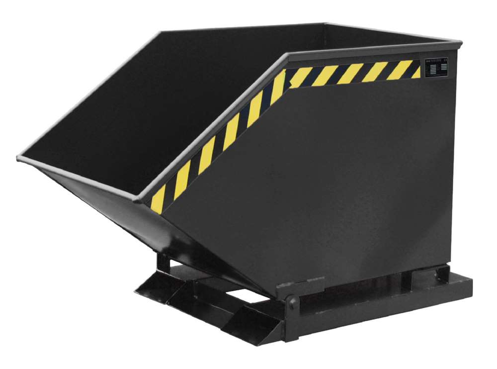 Produktbild Bauer Späne-Kippmulde SKK 400 lackiert schwarzgrau 670 x 1320 x 840 mm