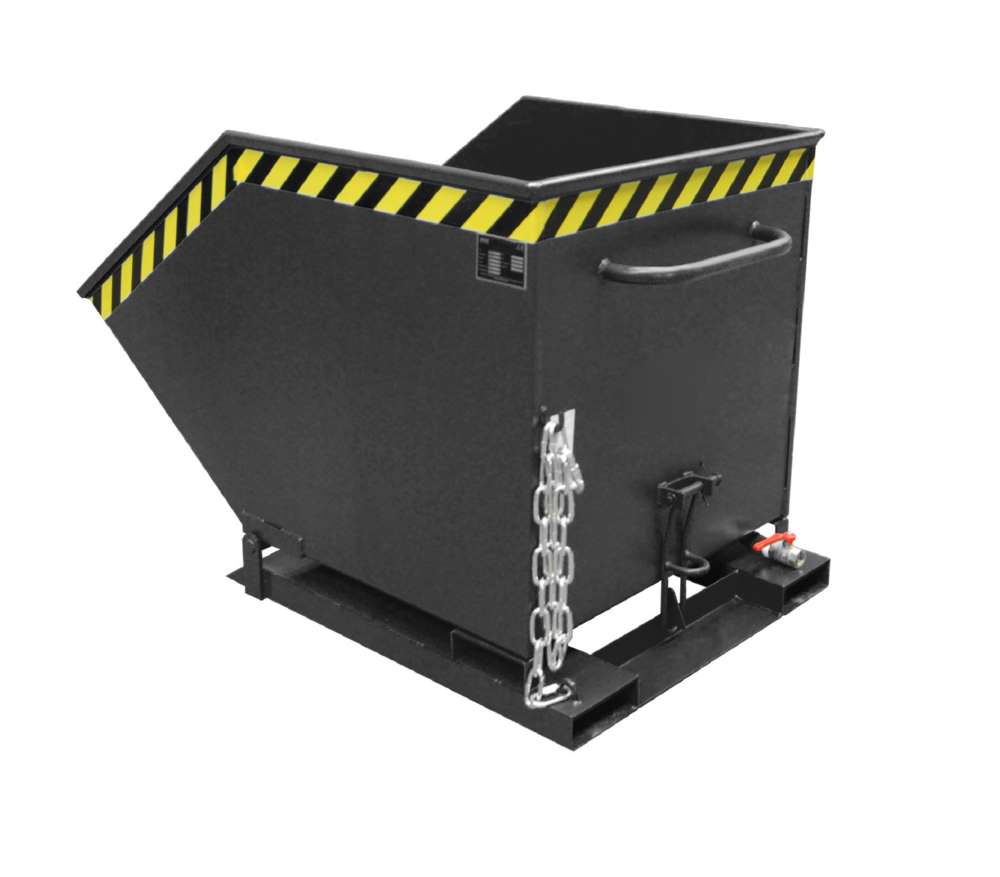 Produktbild Bauer Späne-Kippmulde SKK 600 wasserdicht lackiert schwarzgrau bild 2