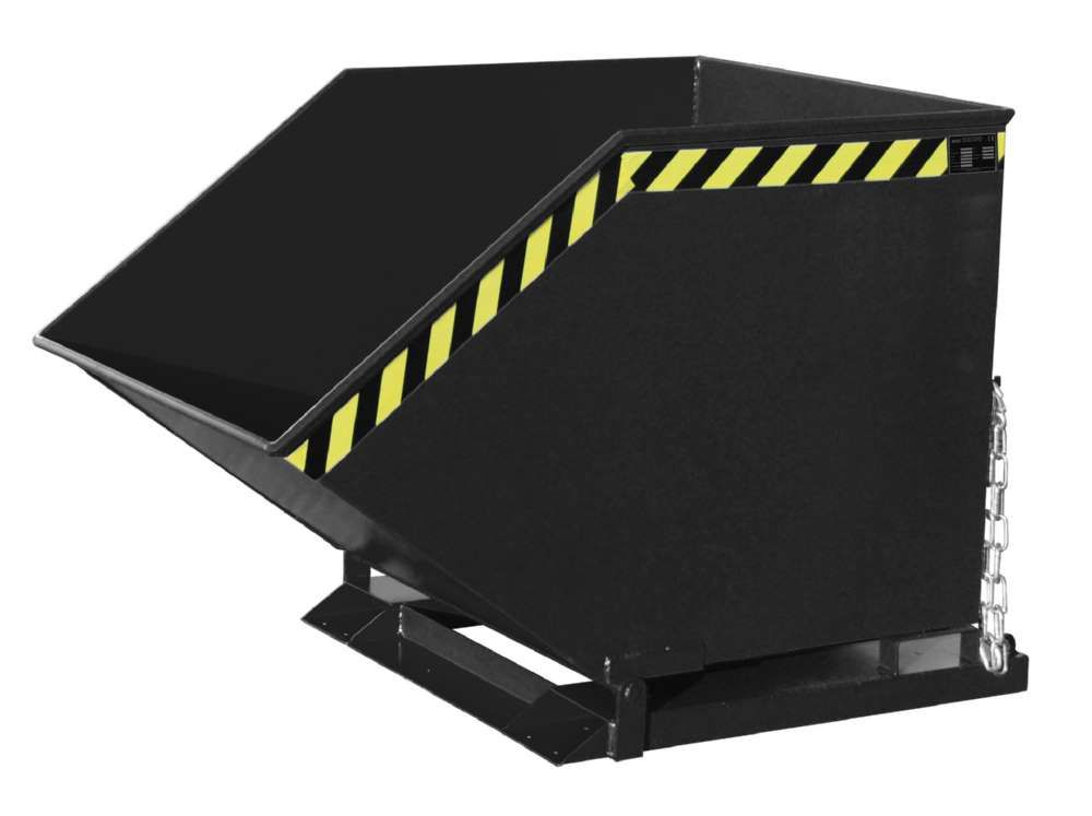 Produktbild Bauer Späne-Kippmulde SKK 800 wasserdicht lackiert schwarzgrau