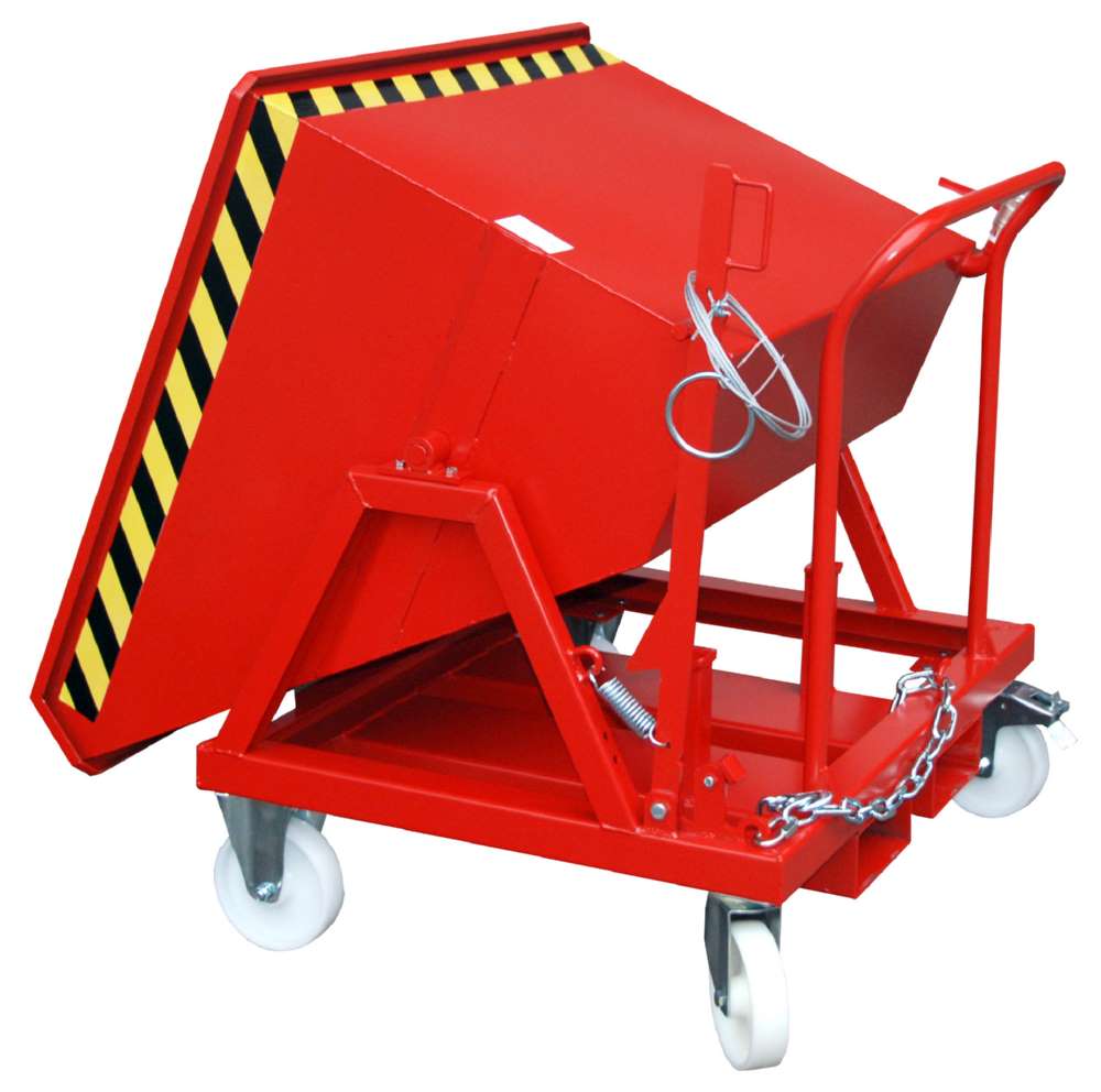 Produktbild Bauer Späne-Kippmulde SKS 400 lackiert feuerrot 1050 x 1220 x 1115 mm bild 2