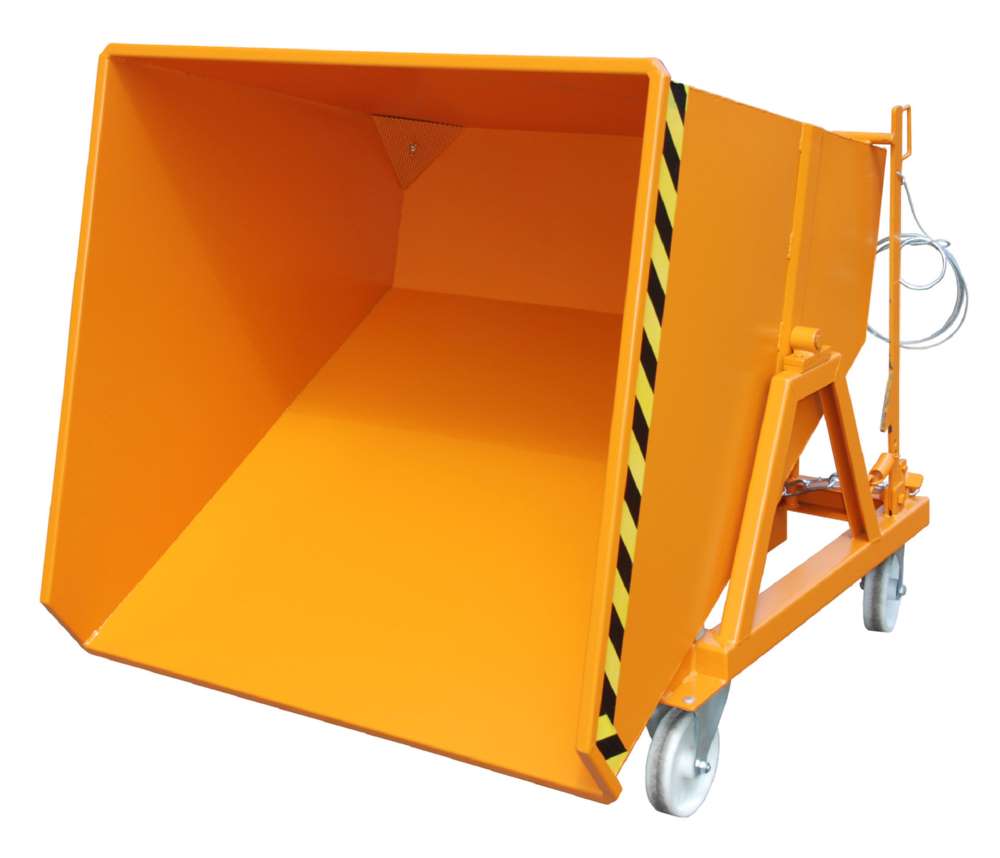 Produktbild Bauer Späne-Kippmulde SKS 700 wasserdicht lackiert gelborange bild 3