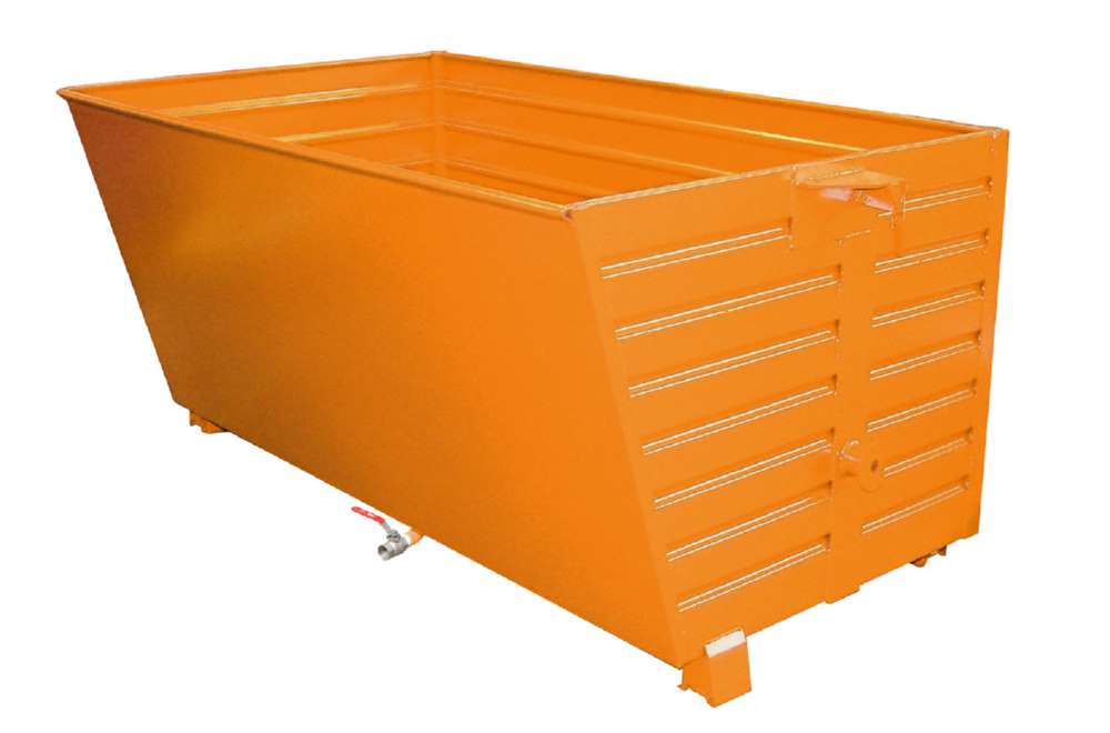 Produktbild Bauer Späne-Stapelkipper BSL 200 lackiert gelborange 2000 x 1200 x 1000 mm