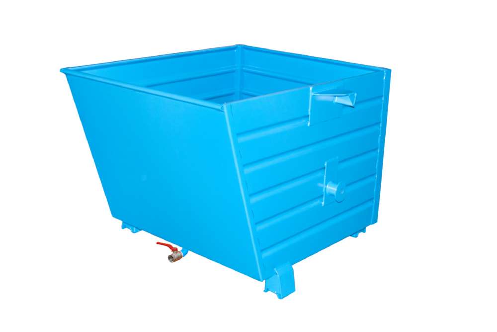 Produktbild Bauer Späne-Stapelkipper BSL 90 lackiert lichtblau 1000 x 1200 x 900 mm