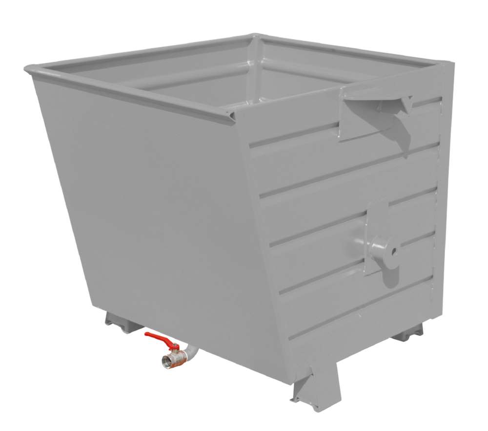 Produktbild Bauer Späne-Stapelkipper BSL 55 lackiert mausgrau 800 x 1000 x 900 mm