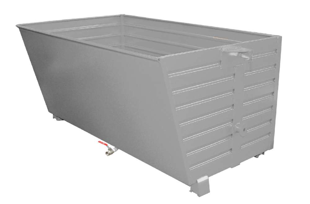 Produktbild Bauer Späne Stapelkipper BSL 200 grau Maße 2000 x 1200 mm