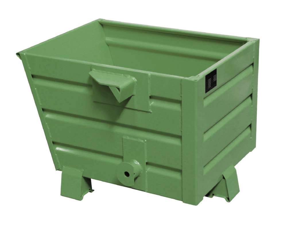 Produktbild Bauer Späne-Stapelkipper BSL 30 lackiert resedagrün 600 x 800 x 600 mm