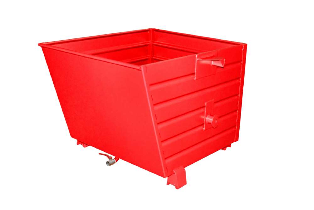 Produktbild Bauer Späne-Stapelkipper BSS 90 Öl und wasserdicht lackiert feuerrot