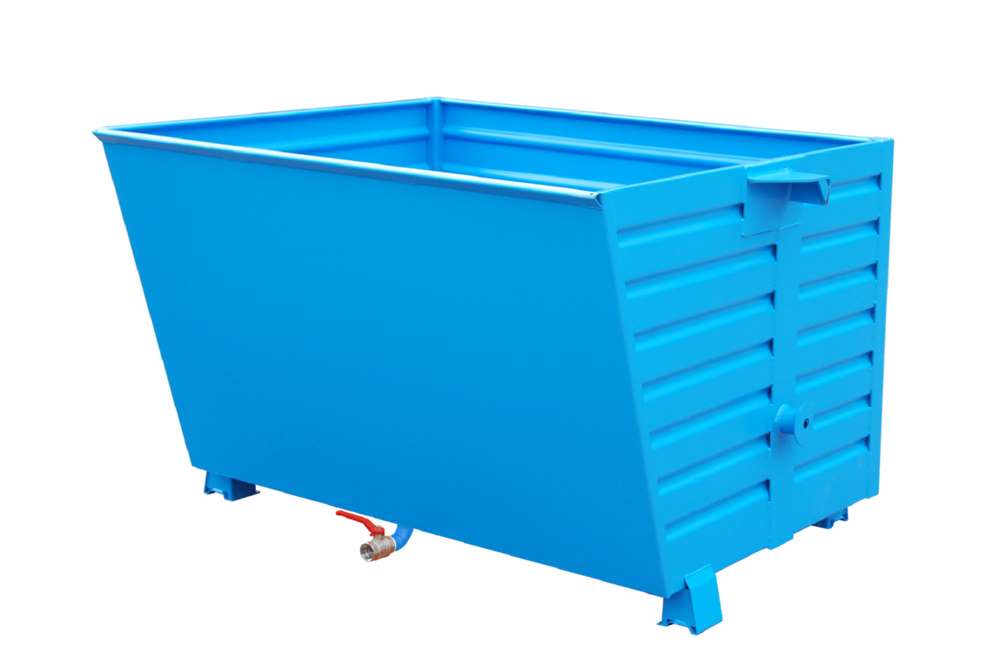 Produktbild Bauer Späne-Stapelkipper BSS 150 Öl und wasserdicht lackiert lichtblau