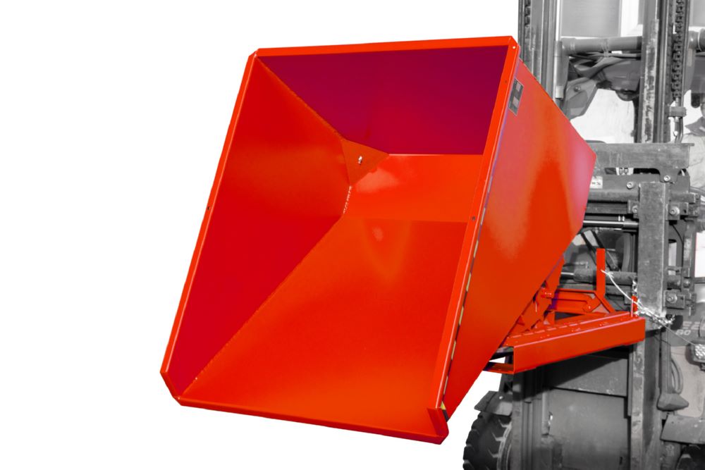 Produktbild Bauer Spänebehälter EXPO-E 600 lackiert Feuerrot bild 2