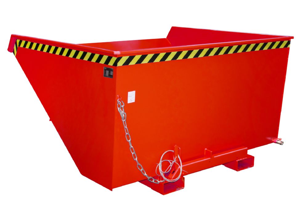 Produktbild Bauer Südlohn Spänebehälter Tragfähigkeit 1500 kg EXPO-E 2100 lackiert Feuerrot