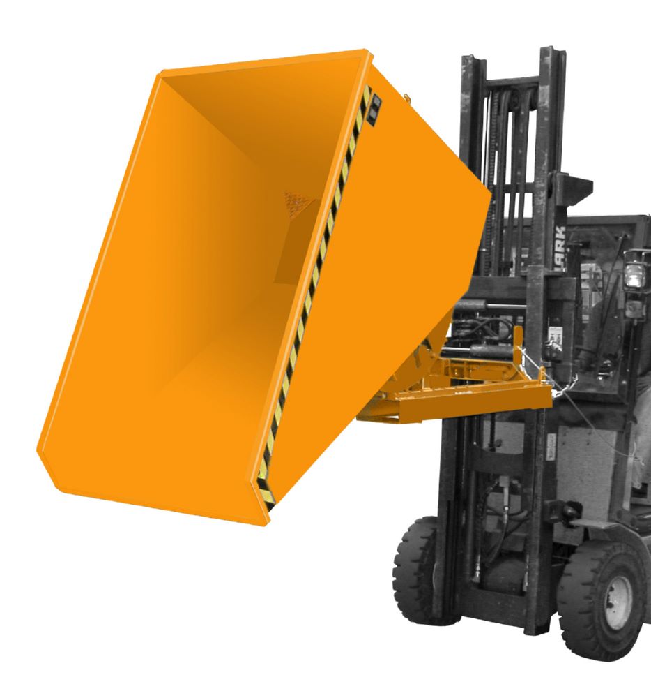 Produktbild Bauer Spänebehälter EXPO-E 1200 lackiert Gelborange Breite 1070 mm