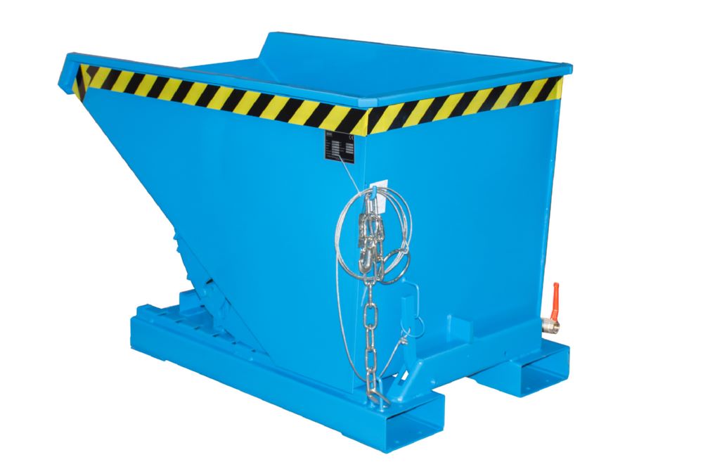 Produktbild Bauer Spänebehälter EXPO-E 300 lackiert Lichtblau