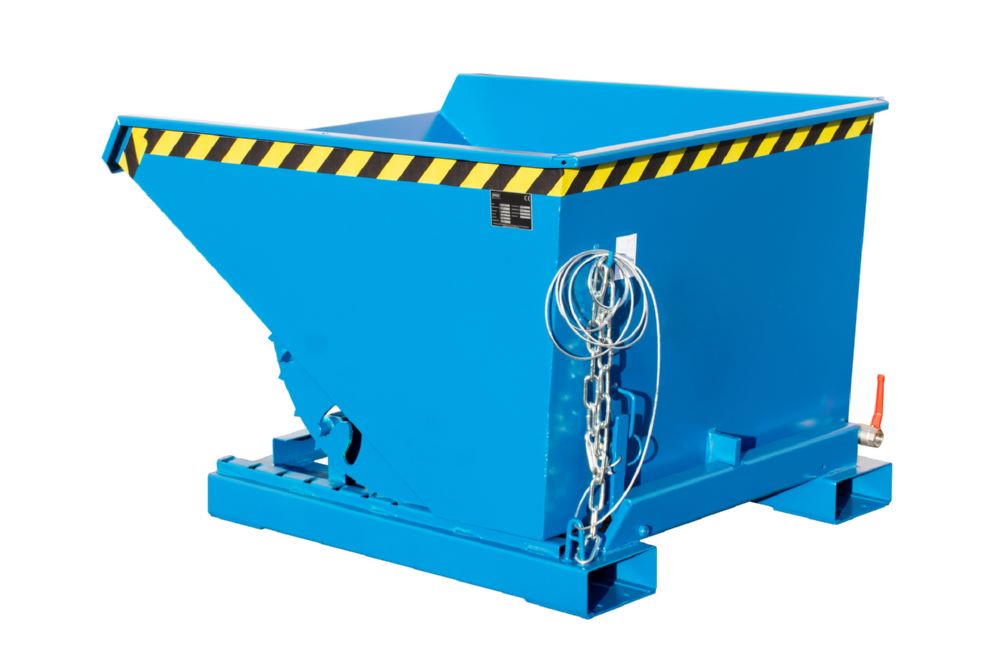 Produktbild Bauer Spänebehälter EXPO-E 600 lackiert Lichtblau Breite 1070 mm