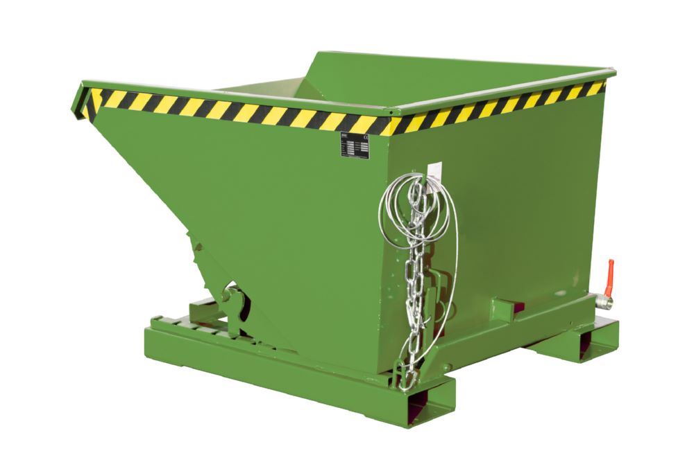 Produktbild Bauer Spänebehälter EXPO-E 600 lackiert Breite 1070 mm Resedagrün