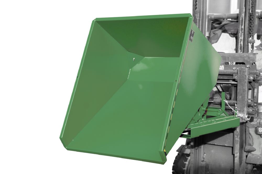 Produktbild Bauer Spänebehälter EXPO-E 600 lackiert Breite 1070 mm Resedagrün bild 2