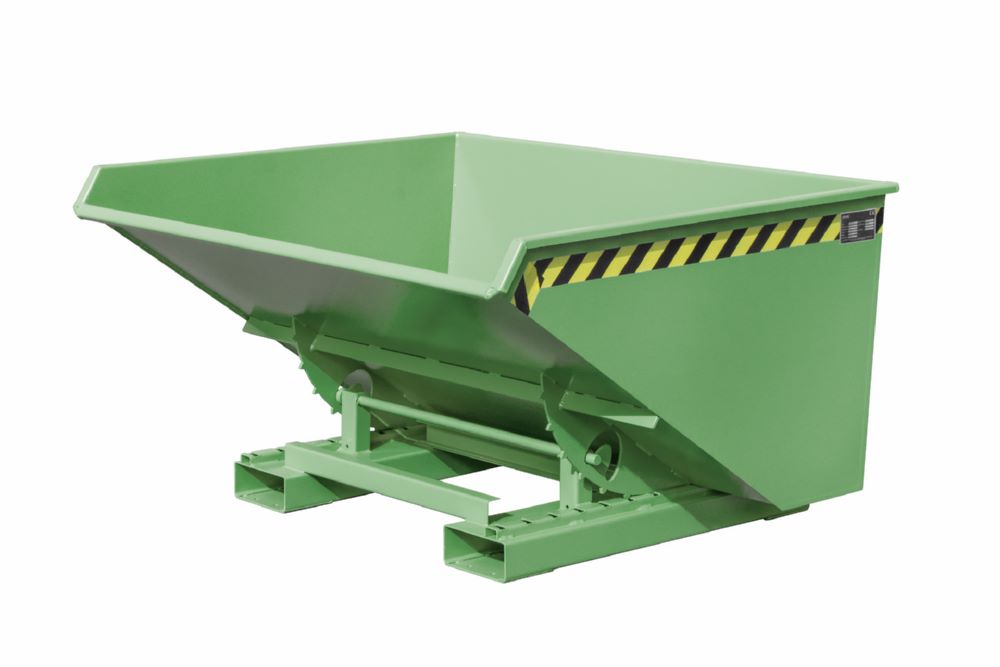 Produktbild Bauer Spänebehälter EXPO-E 900 lackiert Resedagrün Tragfähigkeit 1000 kg