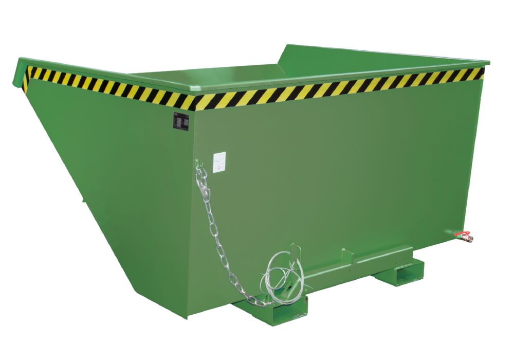 Produktbild Bauer Südlohn Spänebehälter EXPO-E 2100 lackiert Resedagrün Breite 1870 mm