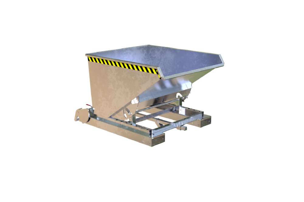 Produktbild Bauer Spänebehälter S4A 600 feuerverzinkt 1095 x 1485 x 865 mm bild 2