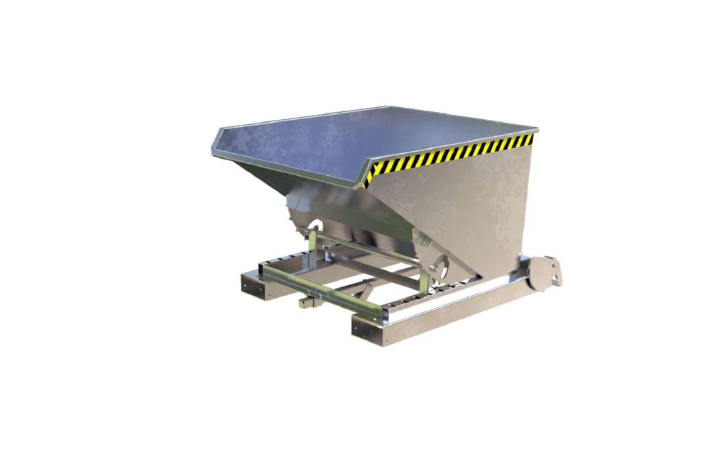 Produktbild Bauer Spänebehälter S4A 600 feuerverzinkt 1095 x 1485 x 865 mm bild 4