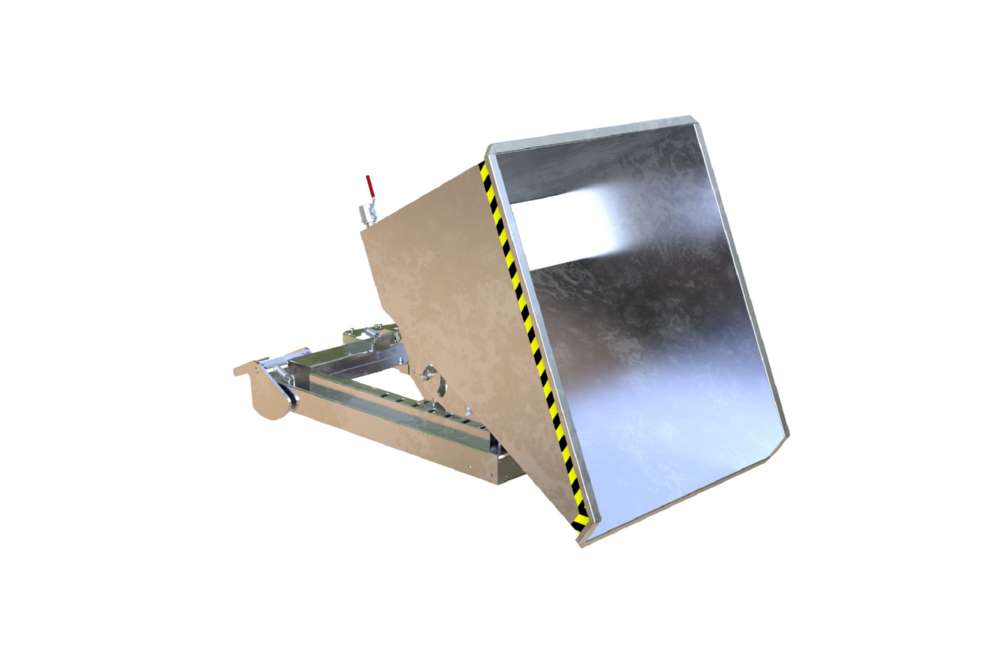 Produktbild Bauer Spänebehälter S4A 600 feuerverzinkt 1095 x 1485 x 865 mm bild 5