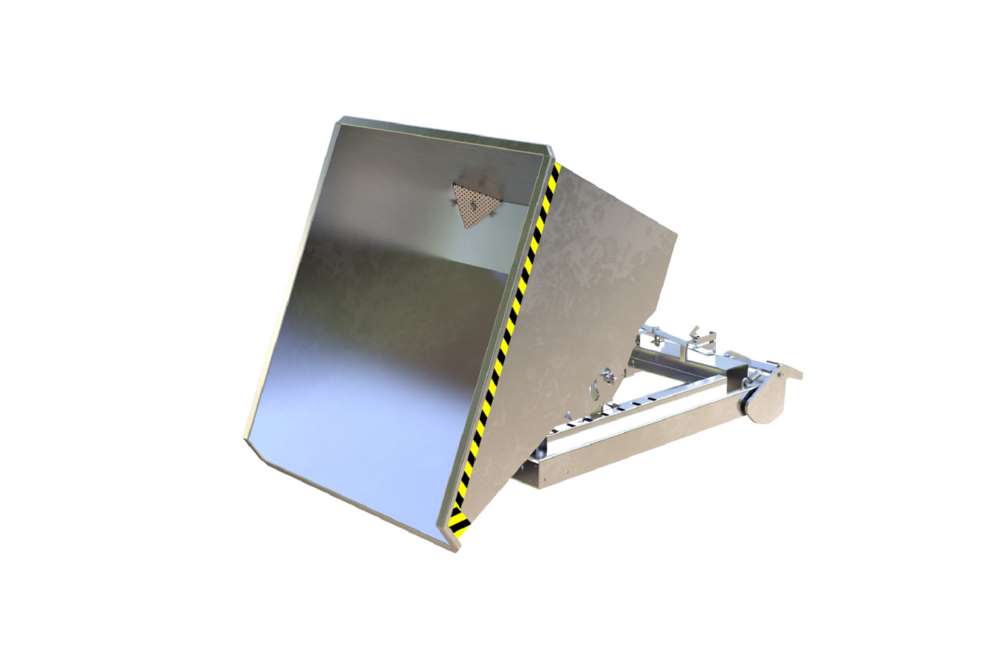 Produktbild Bauer Spänebehälter S4A 600 feuerverzinkt 1095 x 1485 x 865 mm bild 6