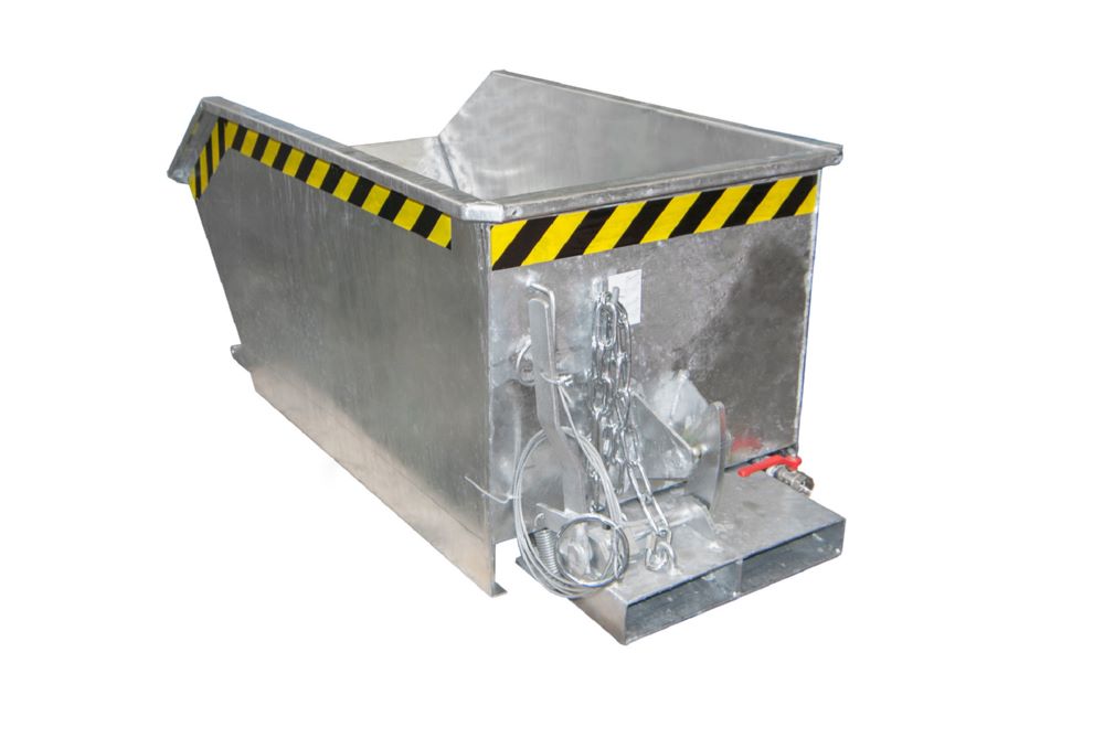 Produktbild Bauer Spänebehälter GU-E 300 feuerverzinkt Tragfähigkeit 750 kg