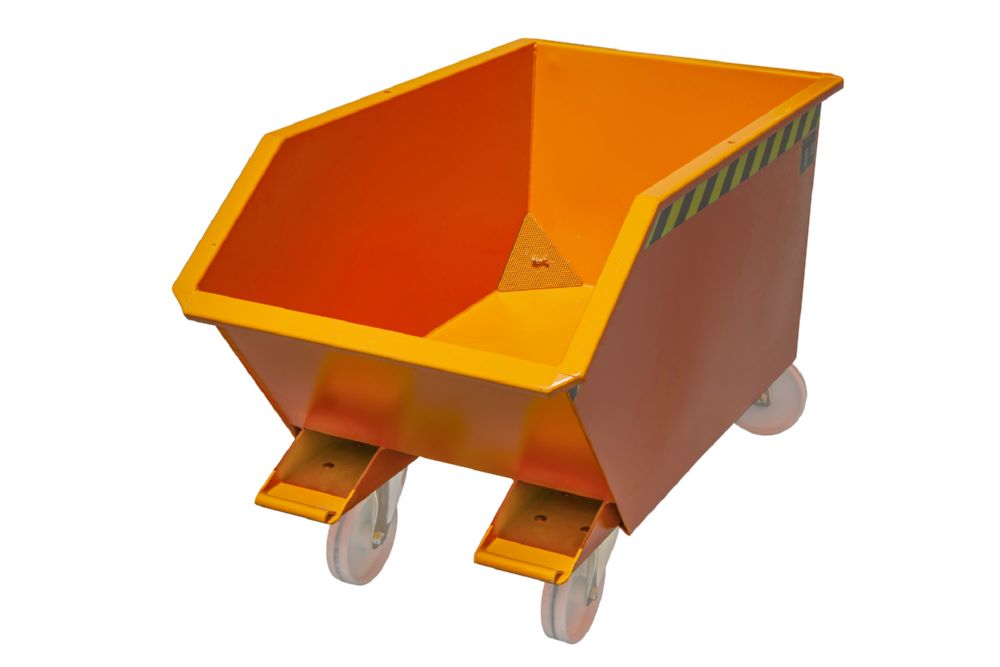 Produktbild Bauer Spänebehälter GU-E 300 lackiert Gelborange Breite 680 mm bild 2