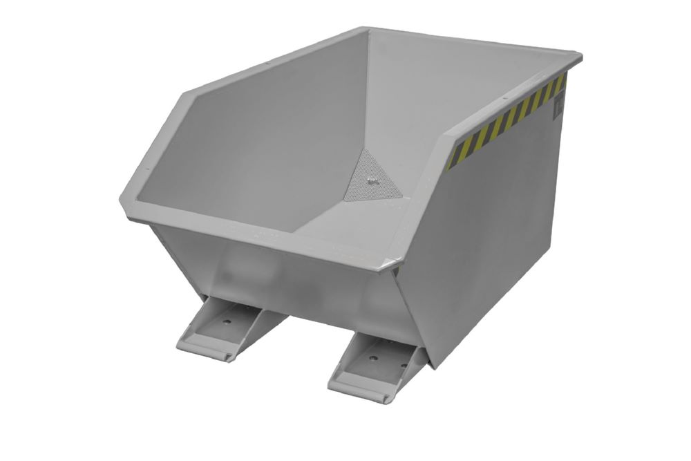 Produktbild Bauer Spänebehälter GU-E 300 lackiert Mausgrau Tragfähigkeit 750 kg