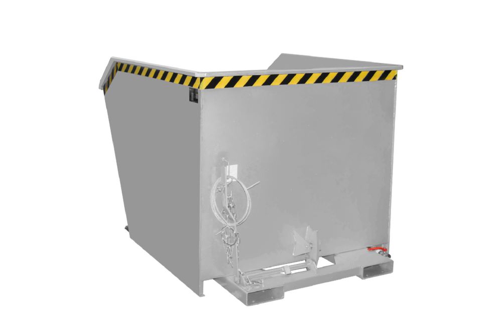 Produktbild Bauer Spänebehälter GU-E 1500 lackiert Mausgrau Breite 1280 mm