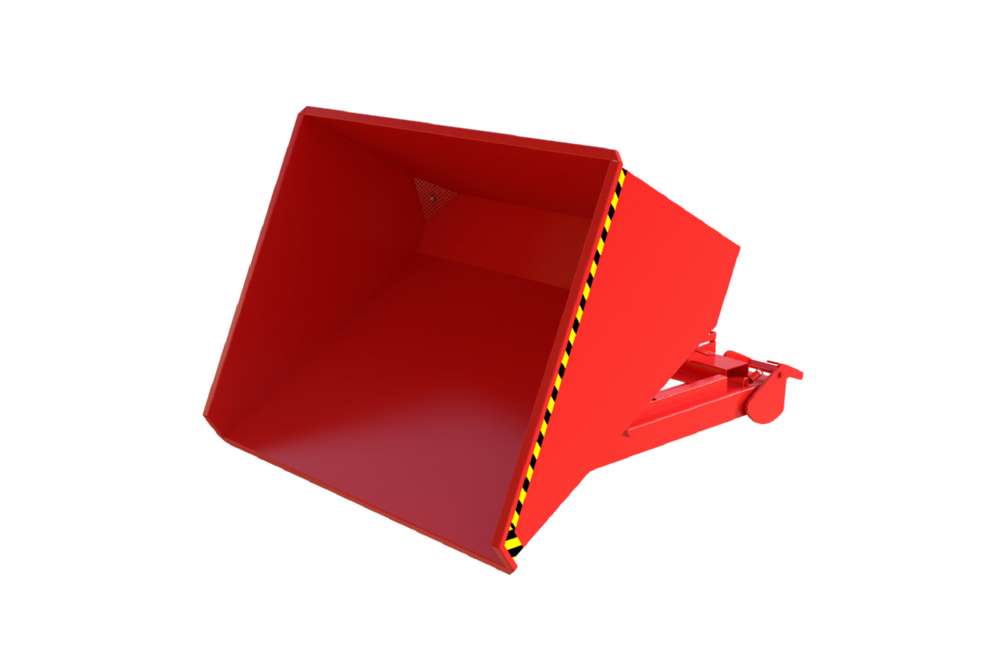 Produktbild Bauer Automatischer Spänebehälter S4A 900 lackiert feuerrot 1570 x 1485 x 865 mm bild 5