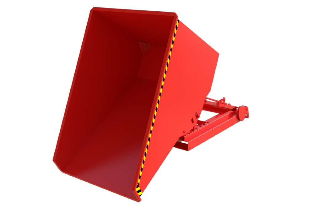 Produktbild Bauer Automatischer Spänebehälter S4A 1200 lackiert feuerrot bild 5