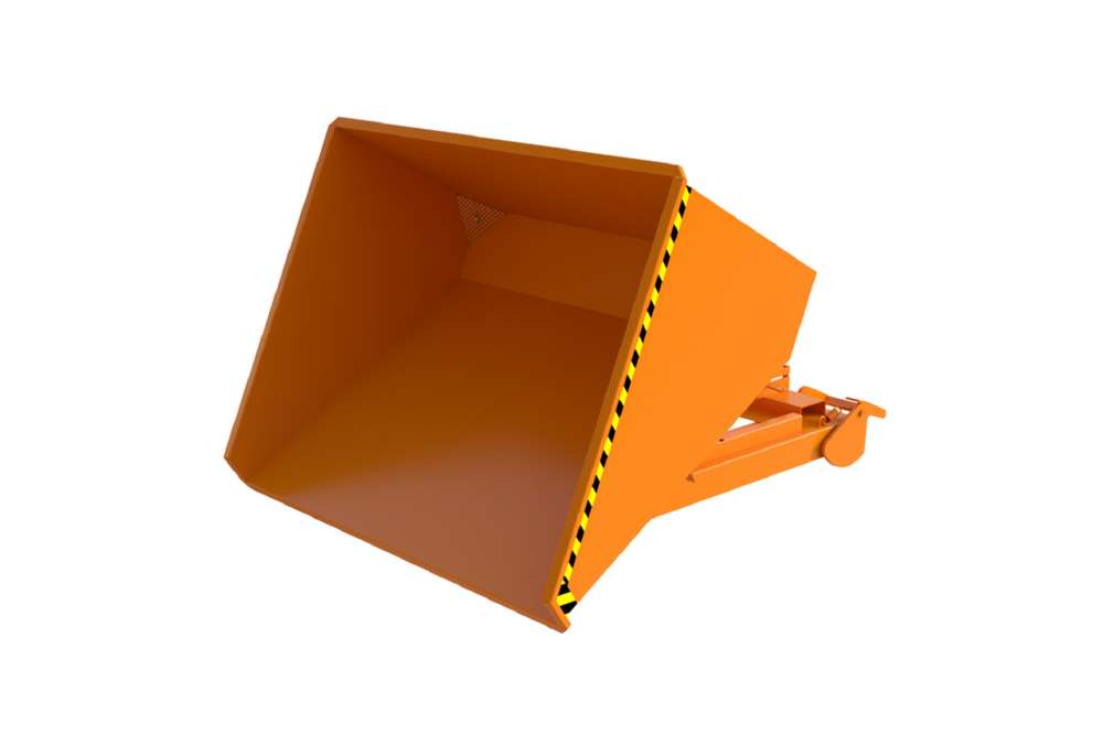 Produktbild Bauer Automatischer Spänebehälter S4A 900 lackiert gelborange bild 5
