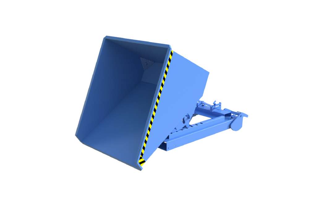 Produktbild Bauer Spänebehälter S4A 600 lackiert lichtblau 1095 x 1485 x 865 mm bild 5