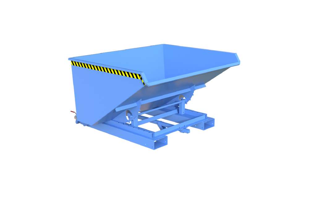 Produktbild Bauer Automatischer Spänebehälter S4A 900 lackiert lichtblau bild 3