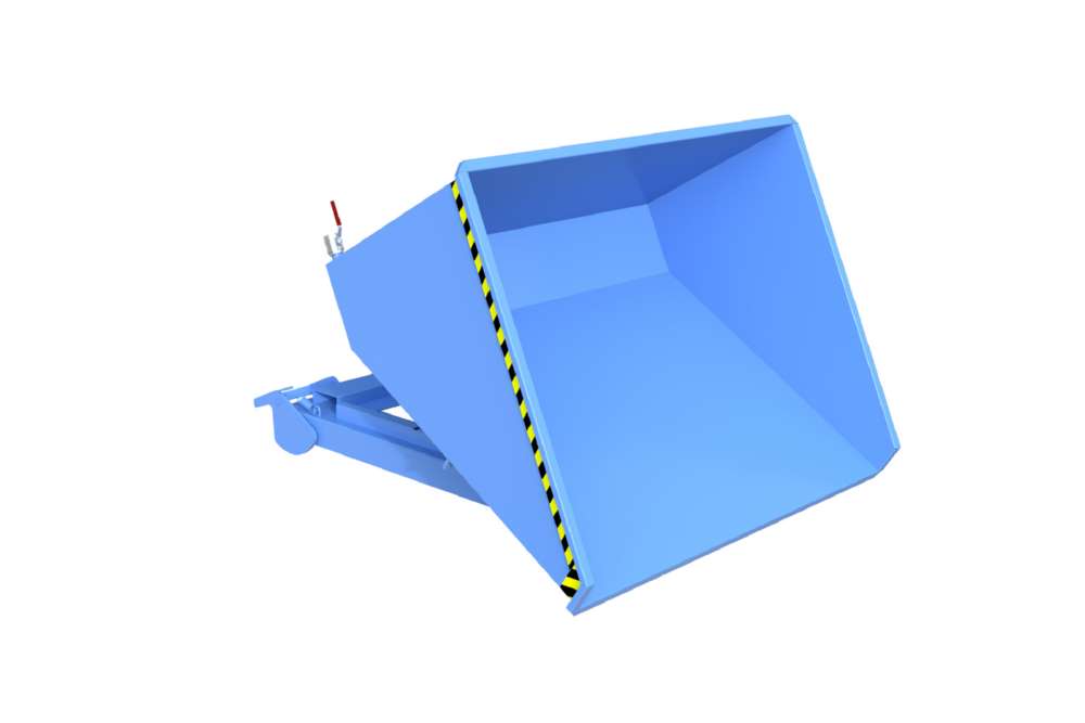 Produktbild Bauer Automatischer Spänebehälter S4A 900 lackiert lichtblau bild 4