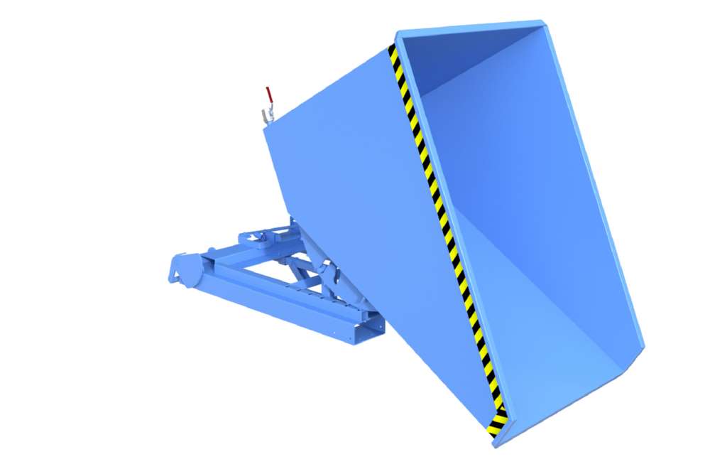 Produktbild Bauer Automatischer Spänebehälter S4A 1200 lackiert lichtblau 1095 x 1920 x 1125 mm bild 4