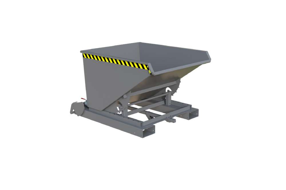 Produktbild Bauer Automatischer Spänebehälter S4A 600 lackiert mausgrau