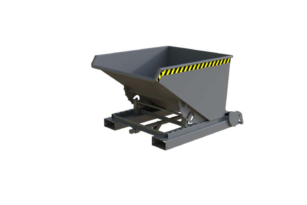 Produktbild Bauer Automatischer Spänebehälter S4A 600 lackiert mausgrau bild 3