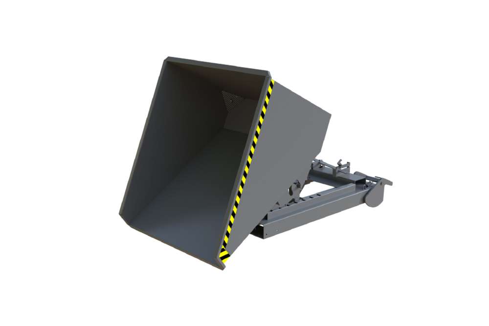 Produktbild Bauer Automatischer Spänebehälter S4A 600 lackiert mausgrau bild 5