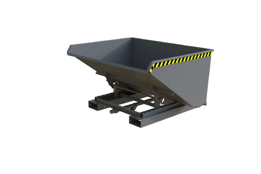 Produktbild Bauer Automatischer Spänebehälter S4A 900 lackiert mausgrau 1570 x 1485 x 865 mm