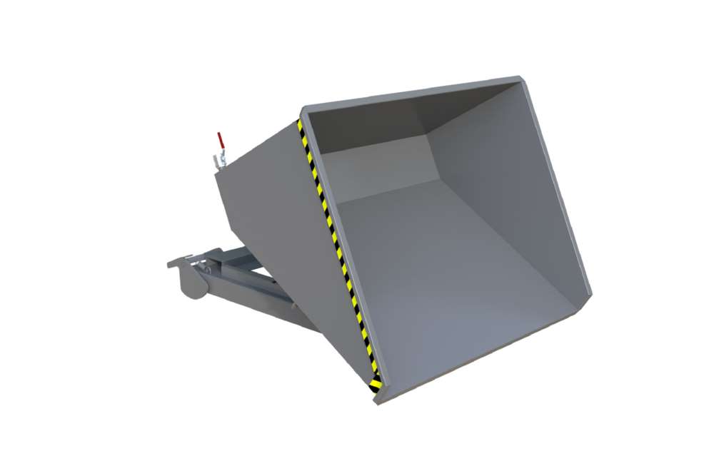 Produktbild Bauer Automatischer Spänebehälter S4A 900 lackiert mausgrau 1570 x 1485 x 865 mm bild 4