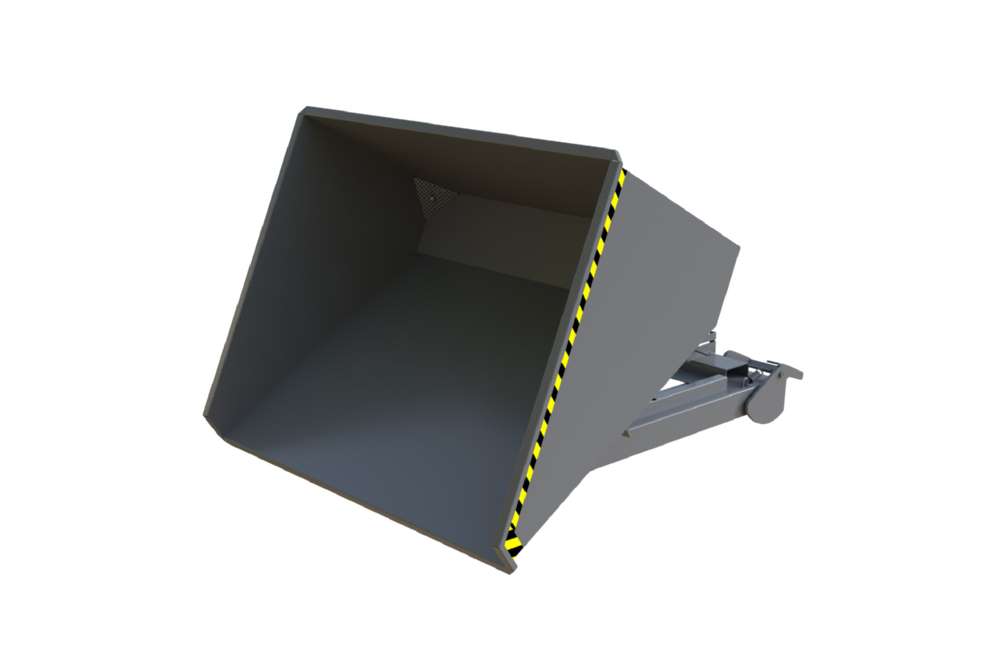 Produktbild Bauer Automatischer Spänebehälter S4A 900 lackiert mausgrau 1570 x 1485 x 865 mm bild 5