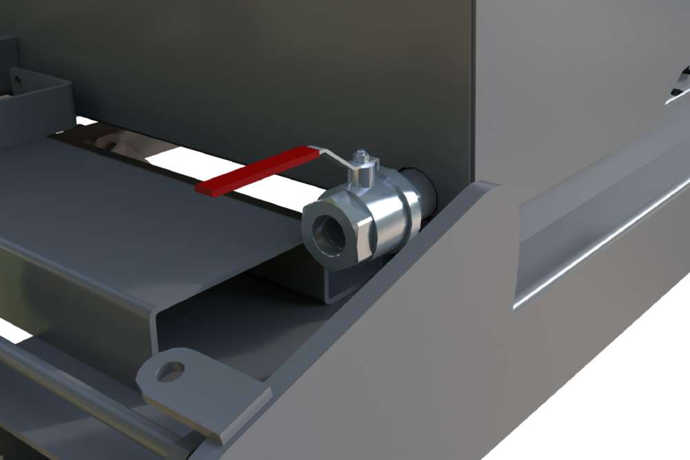 Produktbild Bauer Automatischer Spänebehälter S4A 900 lackiert mausgrau 1570 x 1485 x 865 mm bild 6