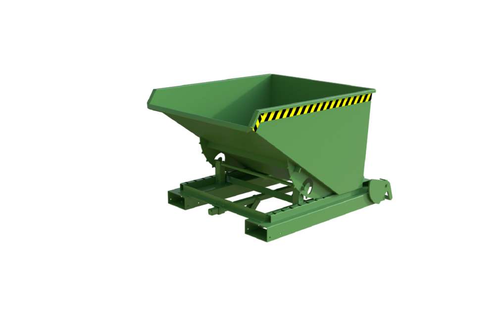 Produktbild Bauer Automatischer Spänebehälter S4A 600 lackiert resedagrün bild 3