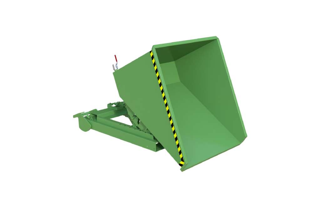 Produktbild Bauer Automatischer Spänebehälter S4A 600 lackiert resedagrün bild 4