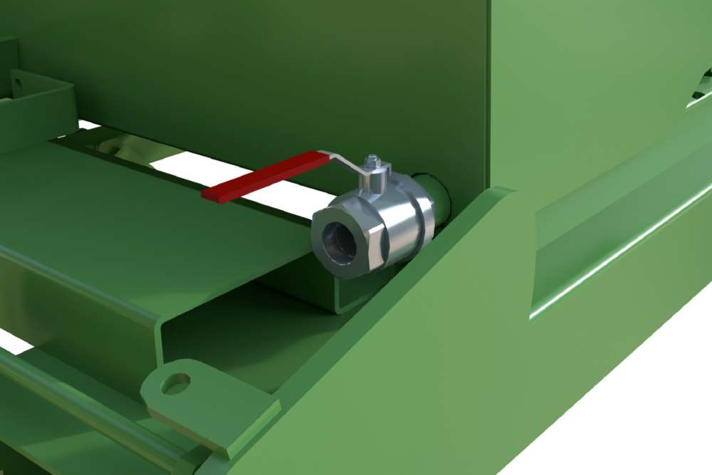 Produktbild Bauer Automatischer Spänebehälter S4A 600 lackiert resedagrün bild 6