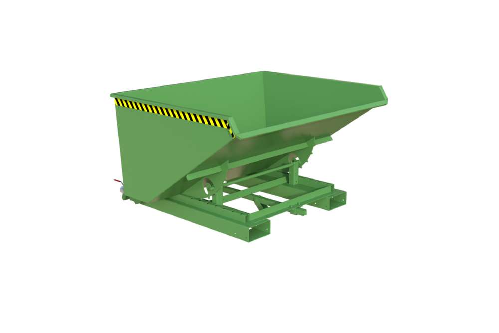 Produktbild Bauer Automatischer Spänebehälter S4A 900 lackiert resedagrün bild 3