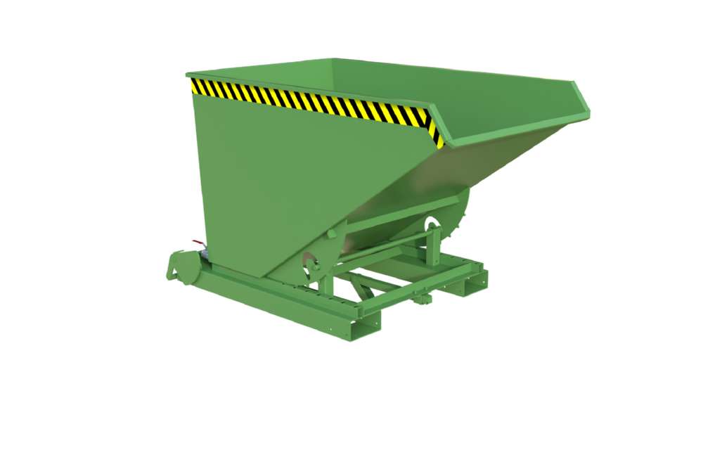 Produktbild Bauer Automatischer Spänebehälter S4A 1200 lackiert resedagrün bild 3