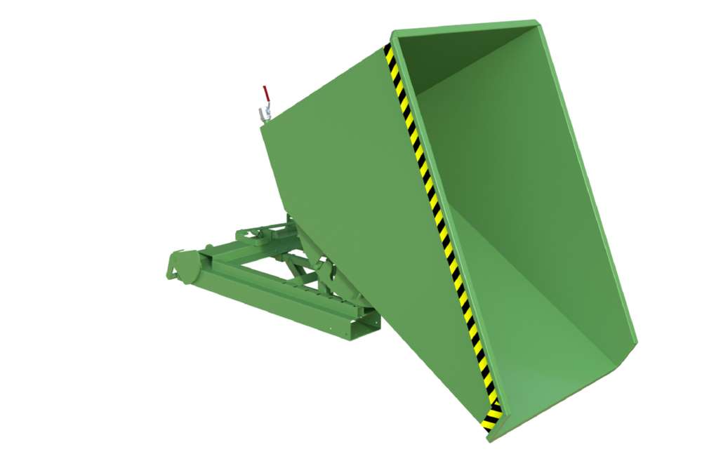 Produktbild Bauer Automatischer Spänebehälter S4A 1200 lackiert resedagrün bild 4